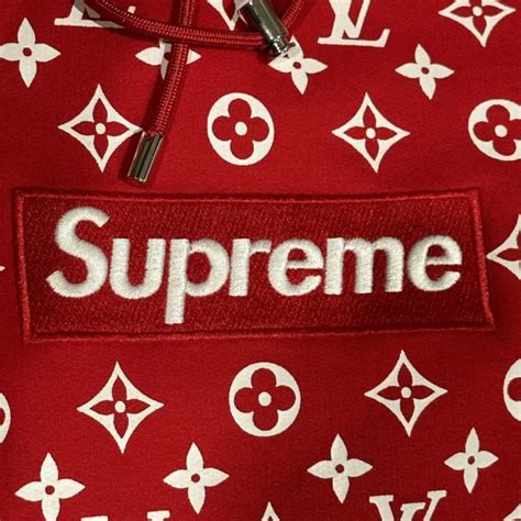 replica felpa supreme x louis vuitton|louis vuitton supreme box logo.